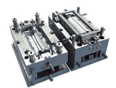 注塑模具動、定模采用鑲塊形式